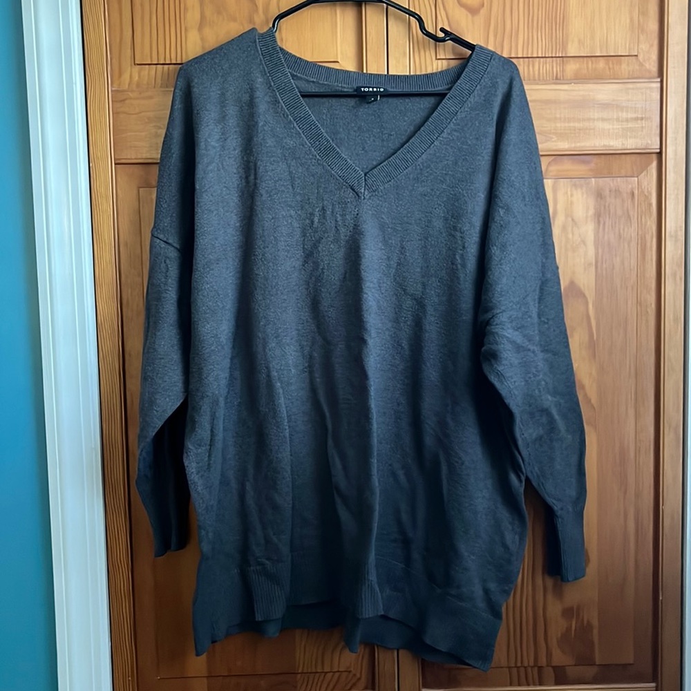 Torrid Dark Grey Sweater size 3X